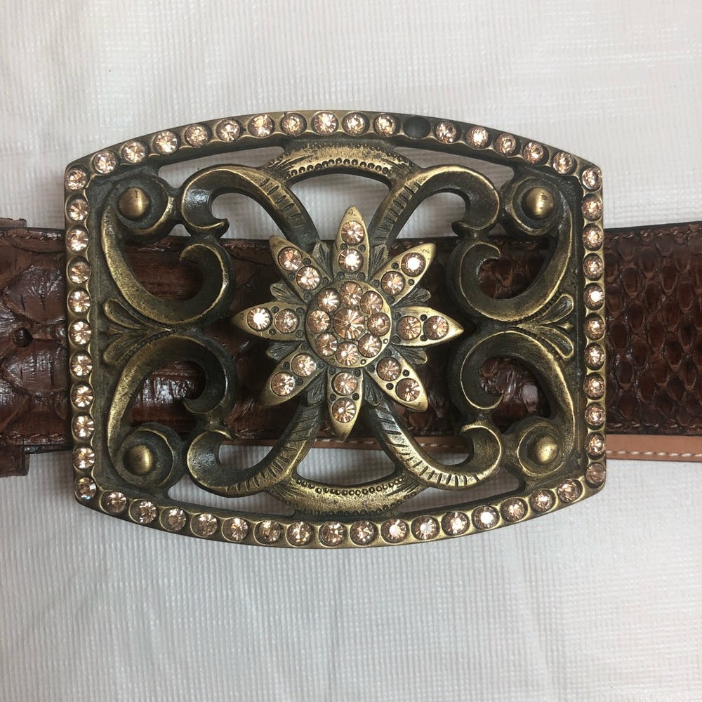 Italian designer Silvano Biagini Leather Belt